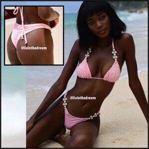 Bahimi Bellamy Rosette Bikini  S / XS $150